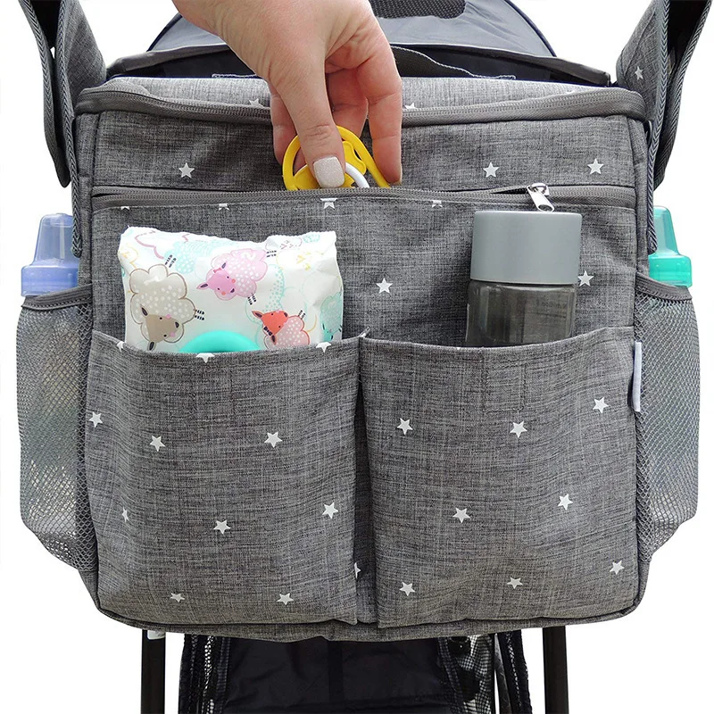 Bebek Arabası Organizatör Bardak Tutucular ıslak mendiller Dağıtıcı Cep Değişen Ped ve Oyuncak Depolama omuz çantaları Sırt Çantaları
