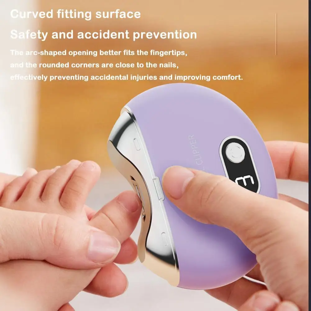 Elektrikli Otomatik Tırnak Makası Giyotin tırnak makası Manikür Bebek Yetişkin Bakımı Makas Vücut Araçları F7J6