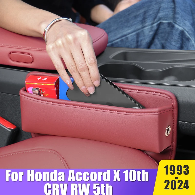 Evrensel Araba Koltuğu Çatlak saklama kutusu Honda Civic X Accord X 10th 11th CRV RW 5th telefon anahtarlık Organizatör Aksesuarları