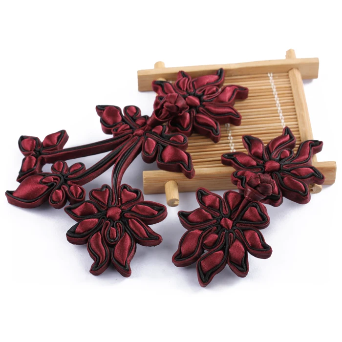 geleneksel Çin uygun Kırmızı şarap düğmesi tang kostüm elbise High-end Giyim Düğmeleri giyim Dikiş