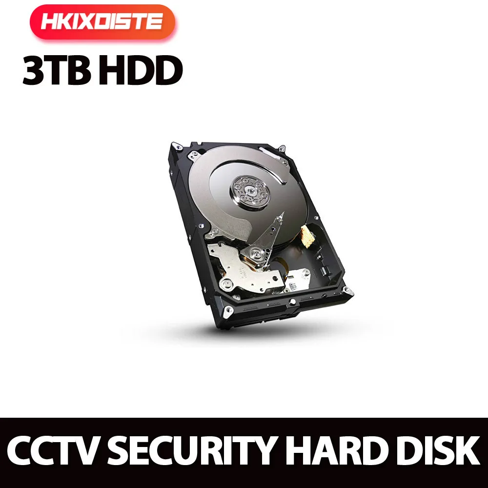 HKIDISTE 3.5 inç SATAIII sabit disk sürücüsü 3 TB HDD 64 MB 7200 rpm CCTV Sistemi DVR NVR Kamera Gözetim Kitleri