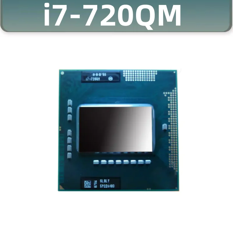 ı7-720QM SLBLY ı7 720QM CPU İşlemci 1.6 GHz Dört Çekirdekli Sekiz İplik 6W 45W Soket G1 PGA988A
