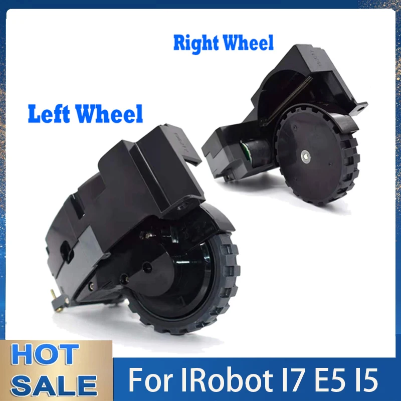 ıRobot Roomba için E5 Tekerlek Sağ Sol Parçaları iRobot Roomba i7 i7 + i8 i3 i6+ / Artı E5 E6 E7 Elektrikli Süpürge Aksesuarları