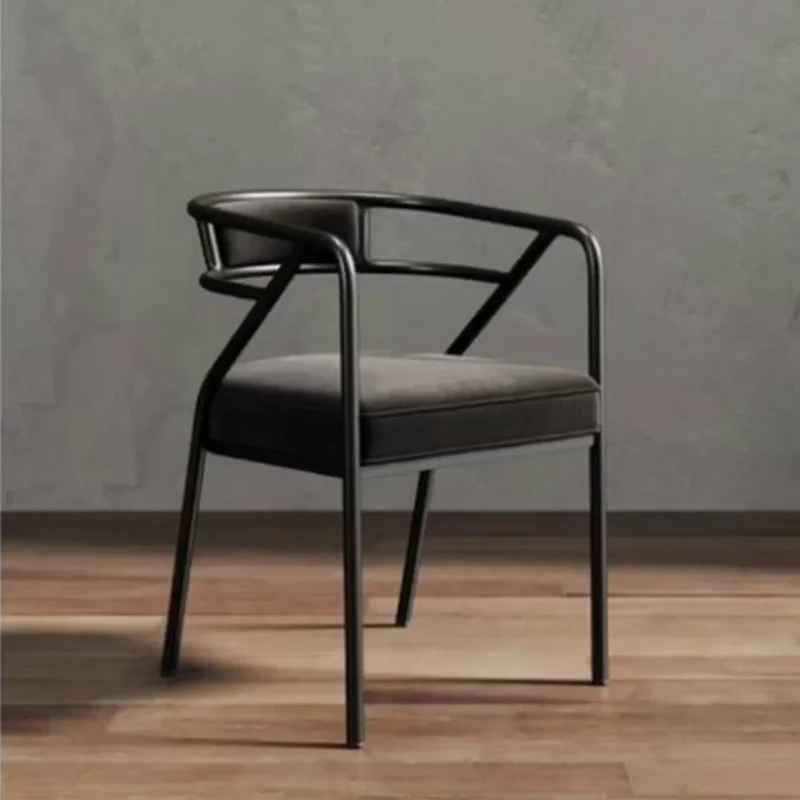 Kol Restoran Sandalyeleri Tasarımcı Katlanabilir deri masa üstü düzenleyici Salon Metal Lüks Sandalye Düğün Muebles Para El Hogar Minimalist Mobilya
