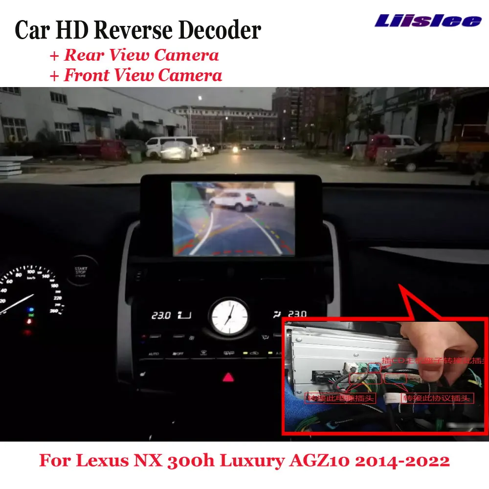 Lexus NX için 300h AGZ10 2014-2022 araba dvr'ı Dikiz Ön Kamera Ters Görüntü Dekoder Orijinal Ekran Yükseltme