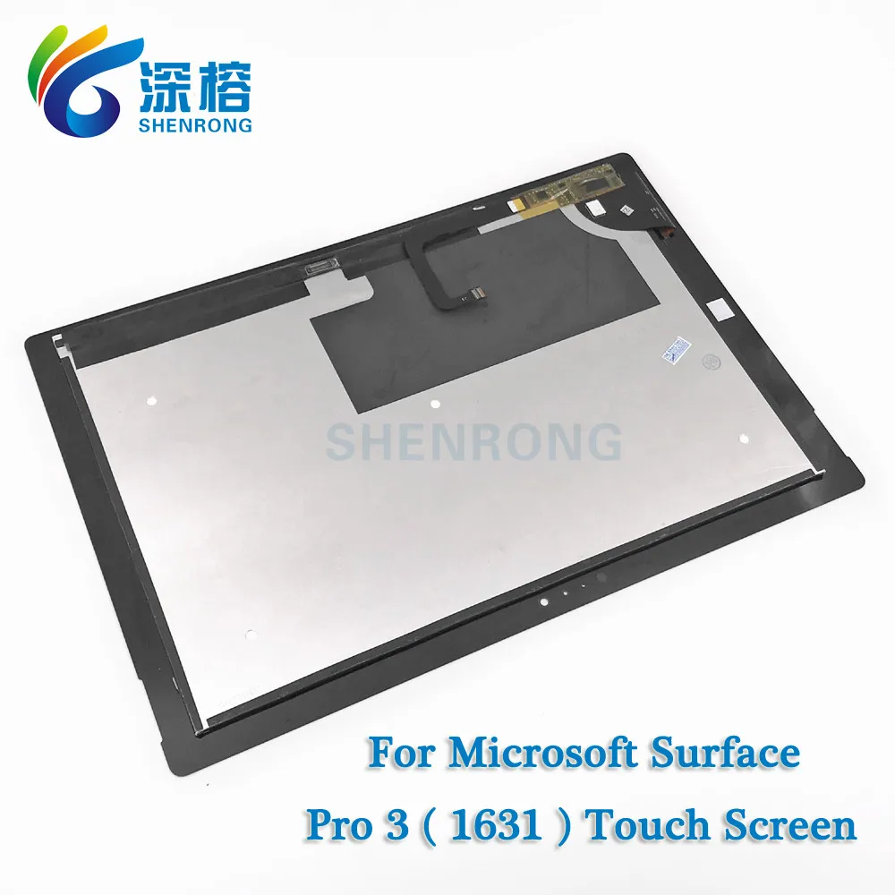 Microsoft Surface Pro 3 İçin LCD ekran LCD panel dokunmatik ekran digitizer İçin Yüzey Pro 3 (1631) TOM12H20 V1. 1 LTL120QL01 003