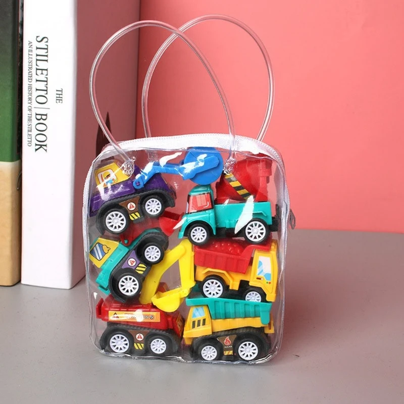 Mini Araba Modeli Oyuncak Geri Çekin oyuncak arabalar iş makinesi itfaiye kamyonu Çocuklar Atalet Arabalar erkek çocuk oyuncakları Diecasts Oyuncaklar Çocuk Hediyeler için