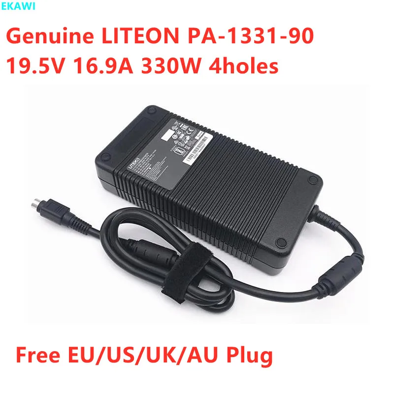 Orijinal LİTEON PA-1331-90 19.5 MSI Gaming Laptop Güç Kaynağı Şarj Cihazı için V 16.9 A 330W 4 delikli AC Adaptör
