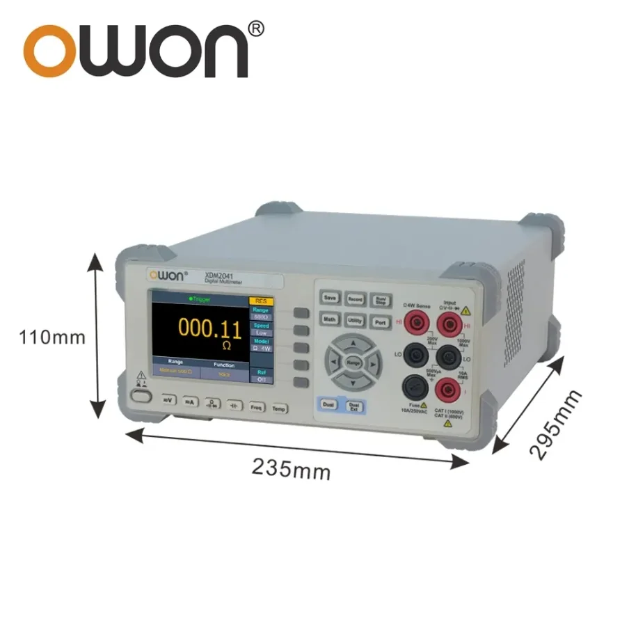 Owon XDM2041 4 1/2 Dijital Multimetre Tezgah True RMS AC DC Gerilim Akım Sıcaklık Direnci Frekans Multimetro Tester