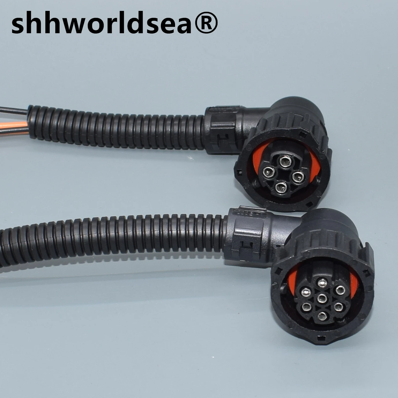 shhworldsea 1 adet 4pin 7pin erkek dişi yuvarlak Basınç sensörü fişi araba petrol arama demiryolu konektörü 968421-1