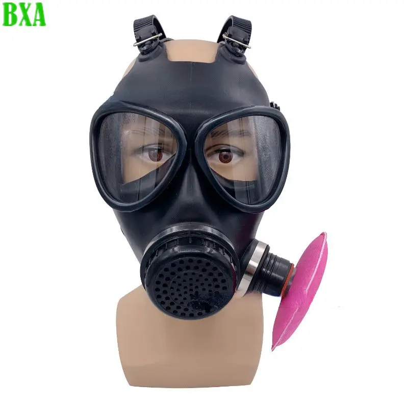 Solunum 87 Tipi Koruyucu Gaz Maskesi Tam Yüz Kimyasal Güvenlik Silika Jel Endüstriyel Boya Püskürtme Organik Buhar Filtresi