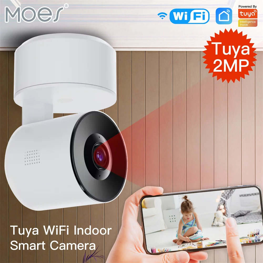 Tuya WiFi 2.4 GHz Video Kamera Akıllı Ev 1080p Kamera ile Çalışmak İÇİN Tuya Akıllı Yaşam App Dropshipping