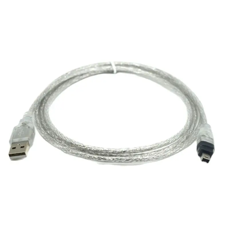 USB 2.0 IEEE1394 Firewire 1.5 M 4pin veri kablosu uzatma kablosu yüksek hızlı veri iletimi için PC DV dijital kamera