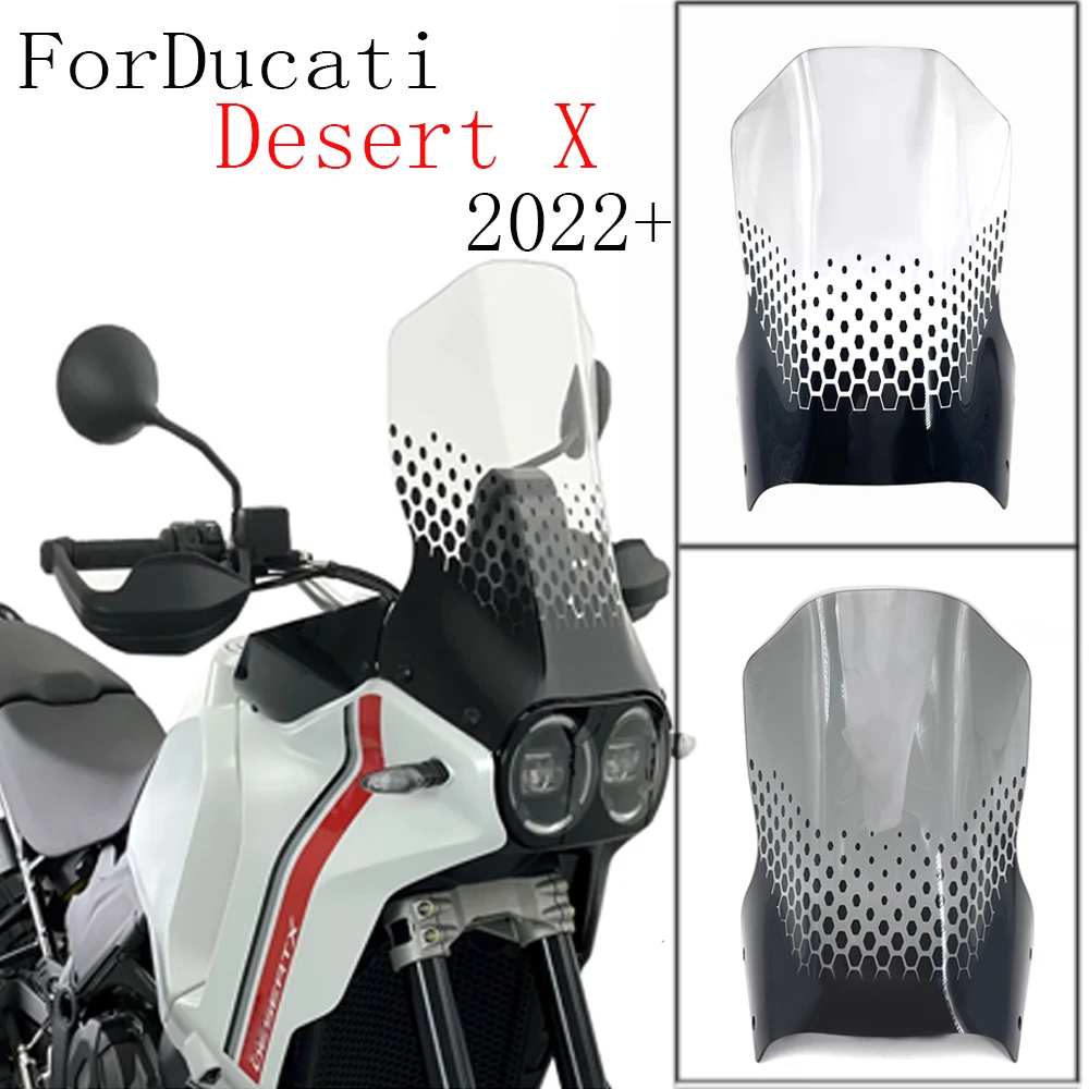 Uygun Ducati Çöl X ÇÖL X desertx 2022 - 2023 motosiklet yükseltilmiş ön cam