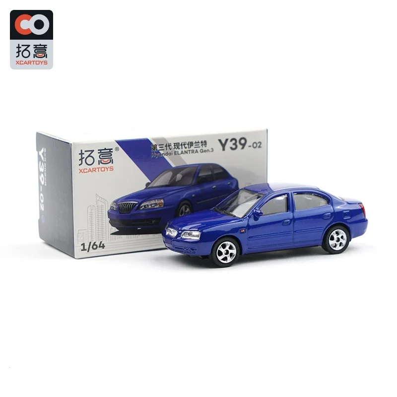 XCARTOYS 1: 64 Hyundai Elantra Gen. 3 Mavi Diecast Simülasyon Modeli oyuncak arabalar