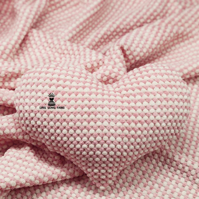 Çift Renk Soya Kadife Kumaş El Yapımı Dıy Peluş Bebek Yastıklar Yastıkları Kumaş Dikiş Saf Polyester Malzeme Metre
