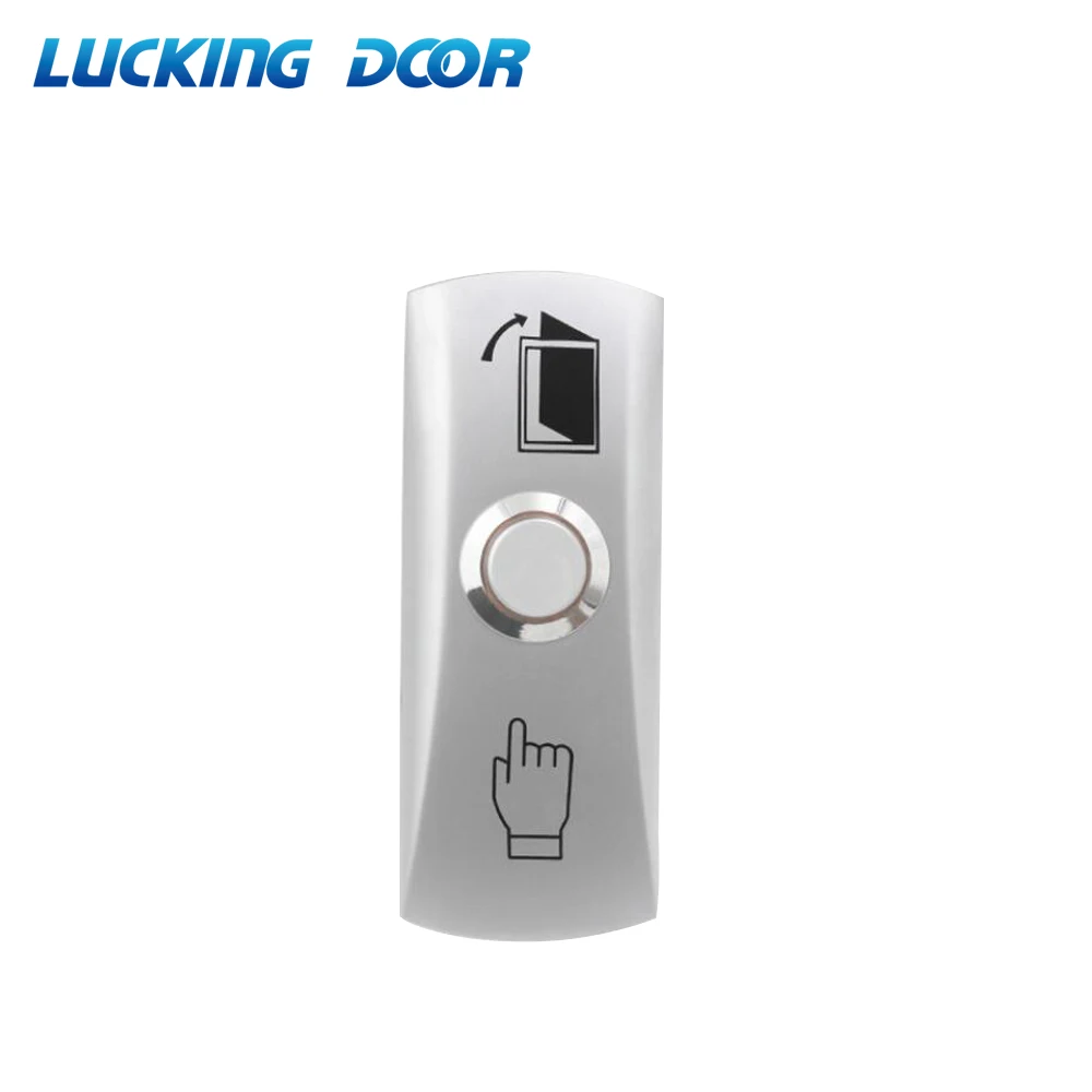 Çinko Alaşımlı Kapı Kapı Çıkış Düğmesi NC geribildirim Çıkış Anahtarı kapı erişim kontrol sistemi seti