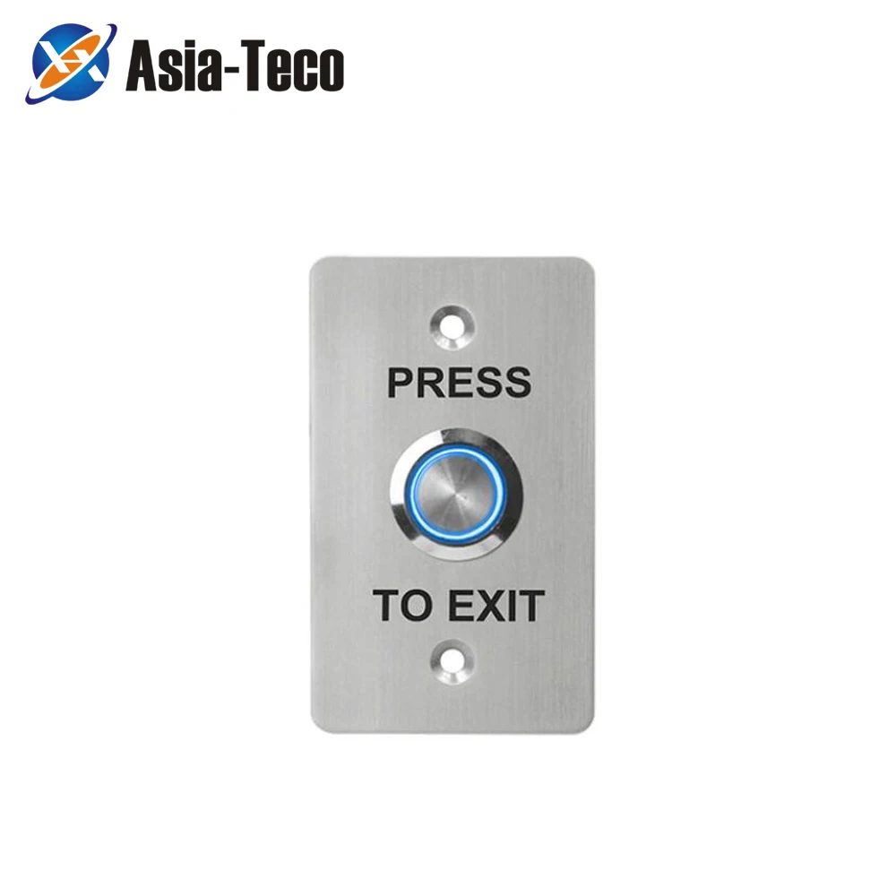 Çıkış düğmesi Metal malzeme için Uygun dar / geniş kapı çerçevesi erişim kontrol sistemi seti Paslanmaz çelik kapı erişim