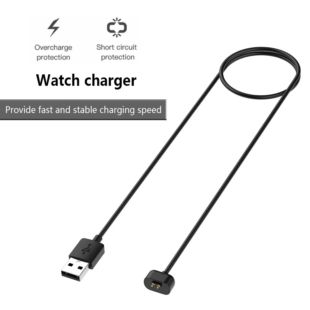 Şarj aleti kablosu Adaptörü Hualaya Amazfit Bandı 7 Smartwatch USB şarj aleti Kablosu Çıkışı Kısa Devre Koruması